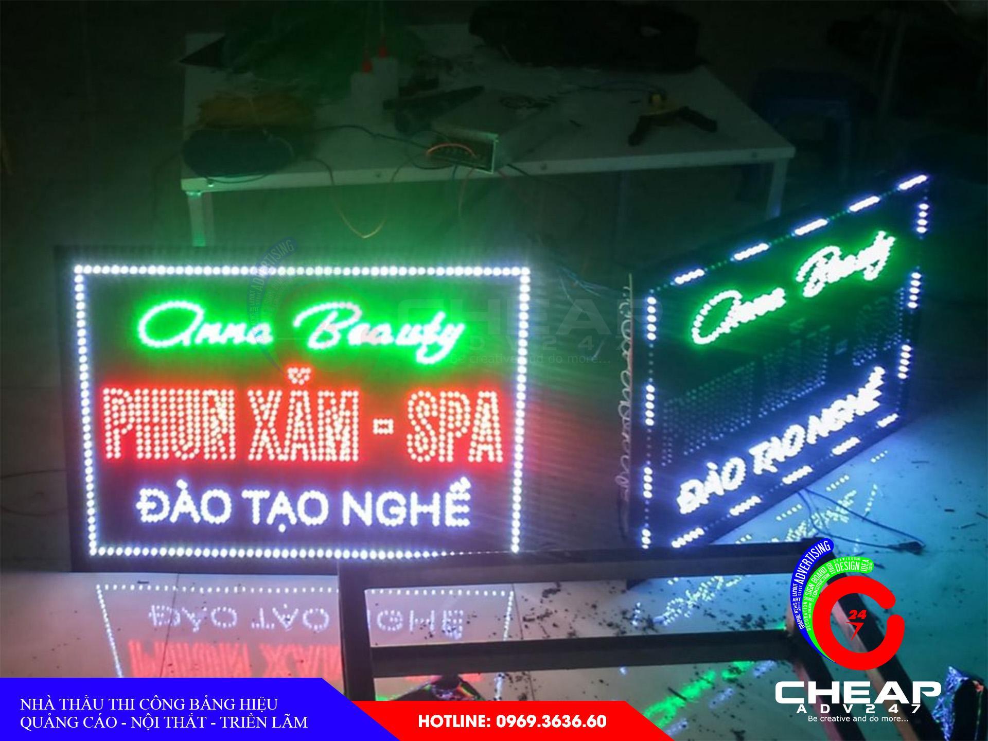 Làm bảng hiệu tại quận 10 bằng led ma trận