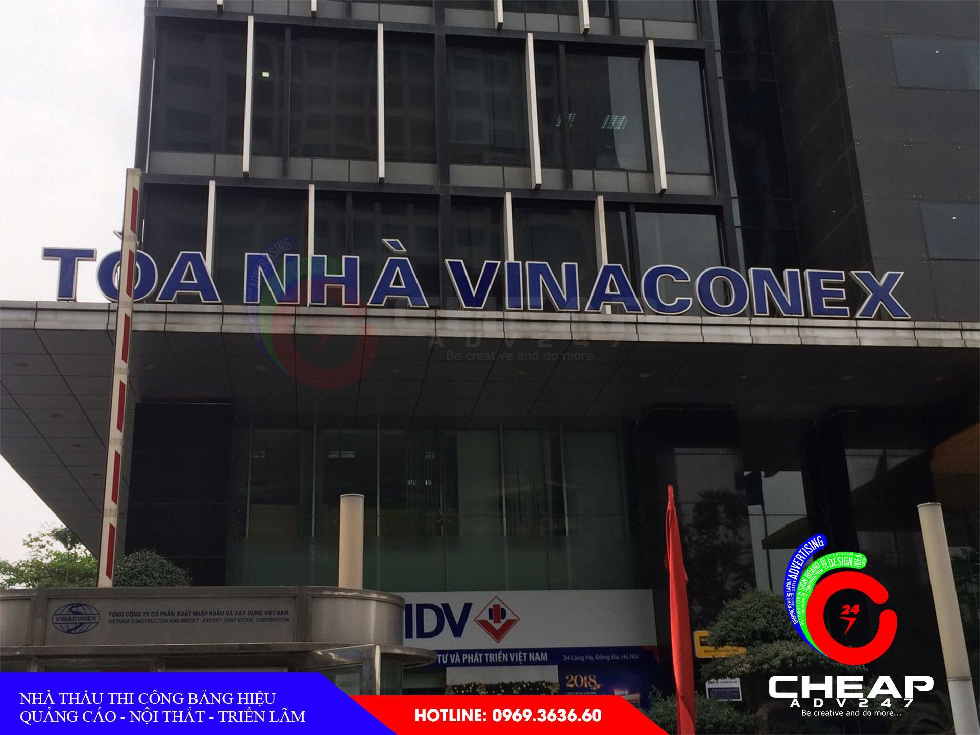 Làm bảng hiệu tại quận 6 bằng logo tòa nhà