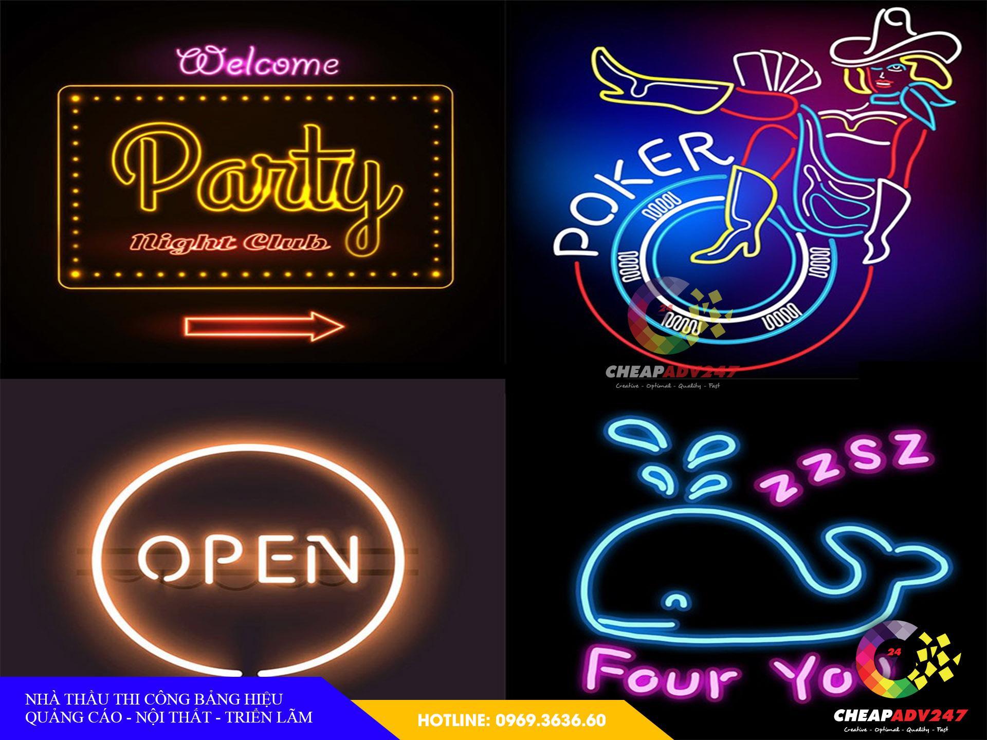 Uon Sign Uốn đèn neon sign
