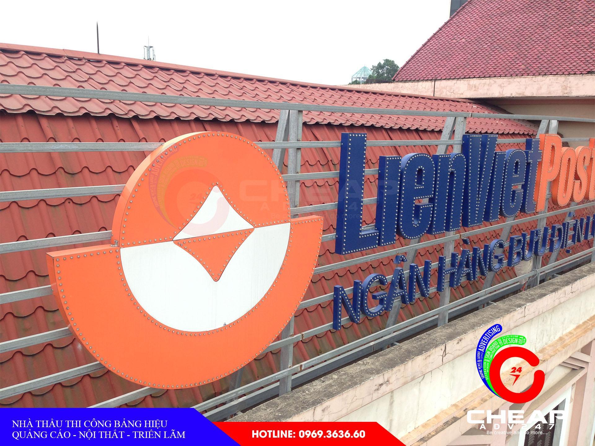 Làm bảng hiệu tại bình dương logo tòa nhà