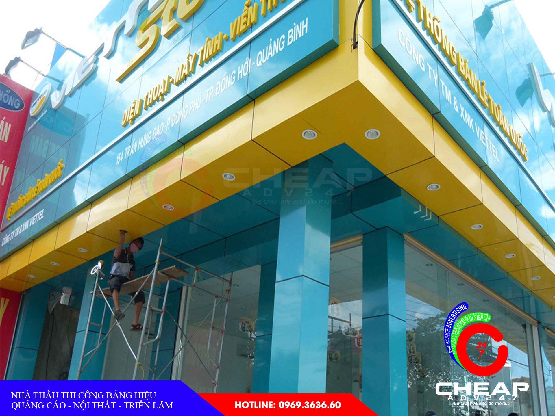 Ảnh báo giá làm bảng hiệu quảng cáo Mica tại cheapadv247