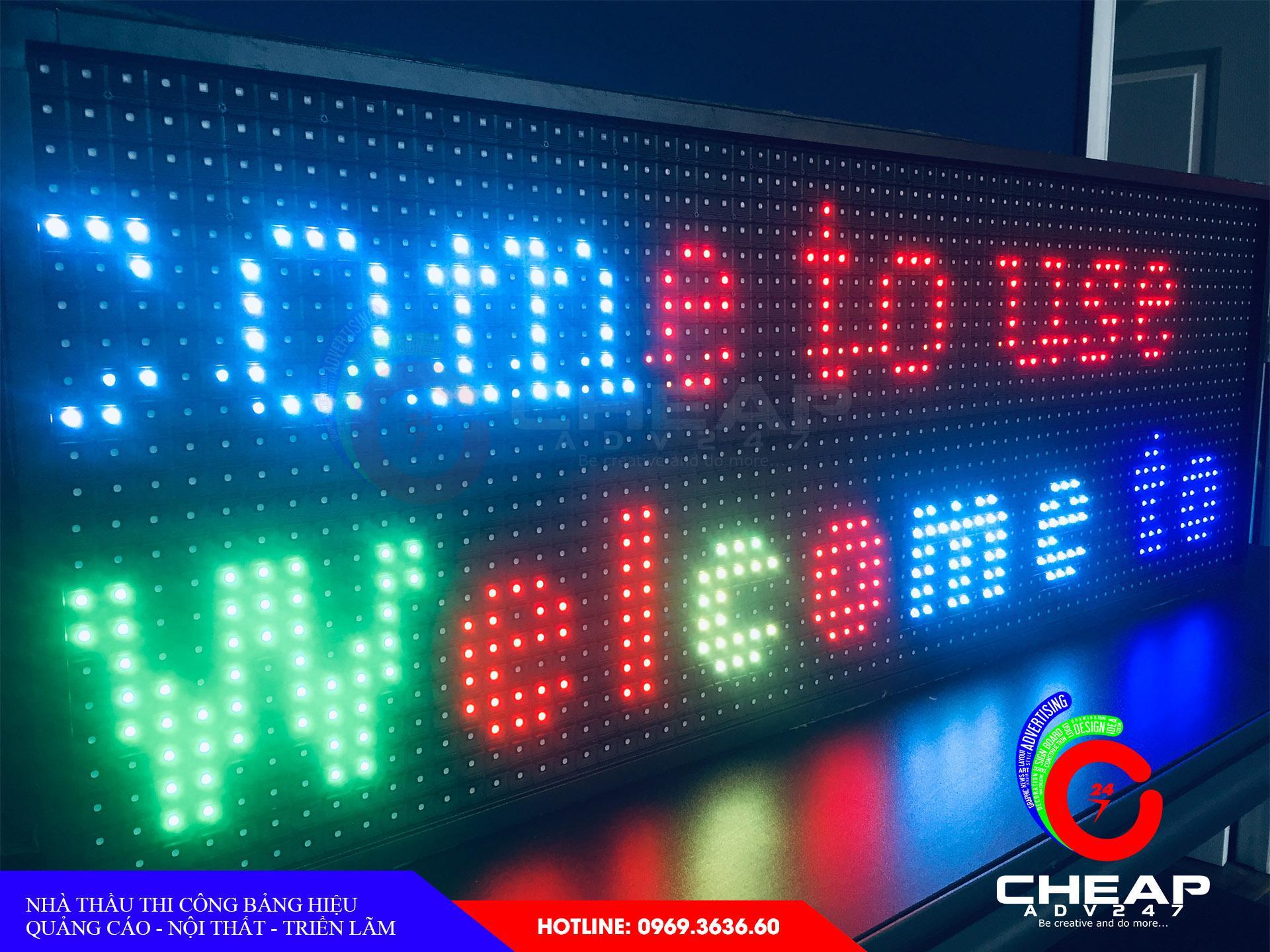 Ảnh báo giá làm bảng hiệu quảng cáo Led tại cheapadv247