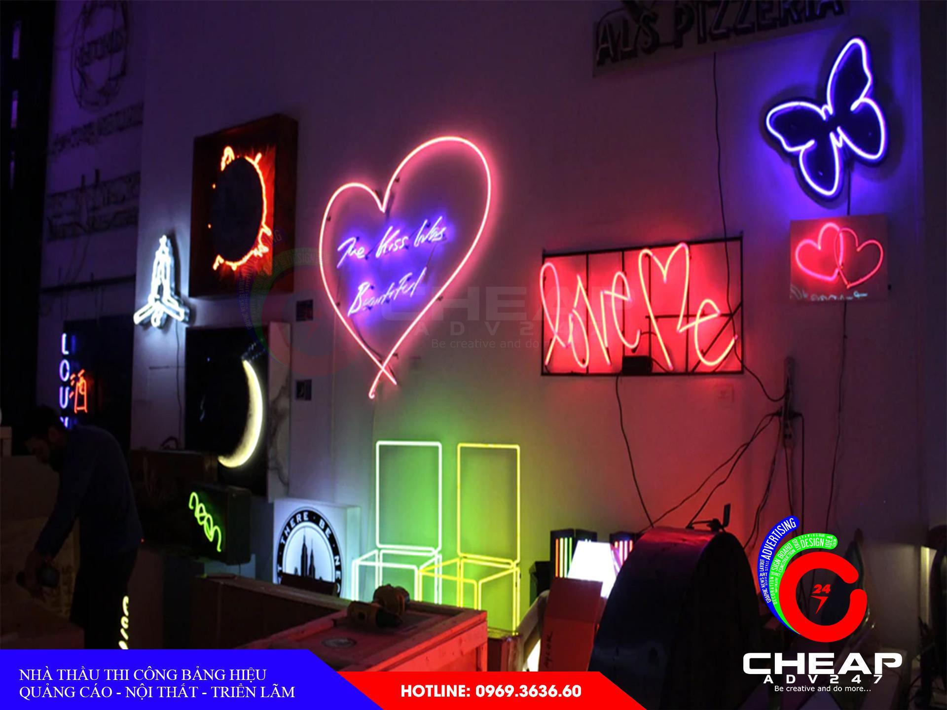 làm đèn neon sign quận hóc môn tại cheapadv247