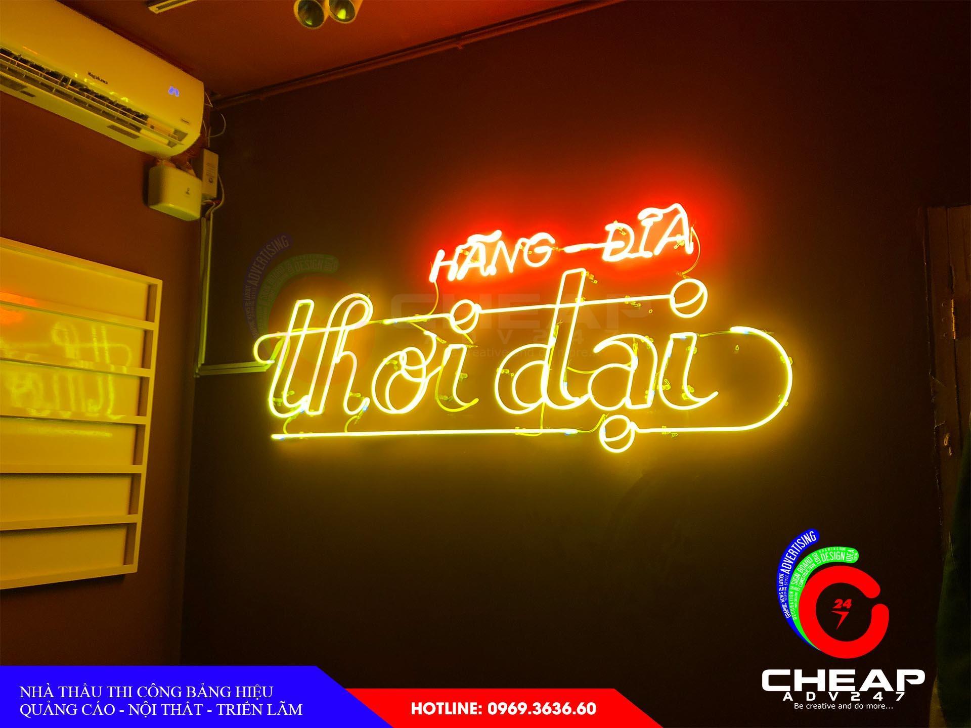 Ảnh làm bảng hiệu neon sign tại cheapadv247