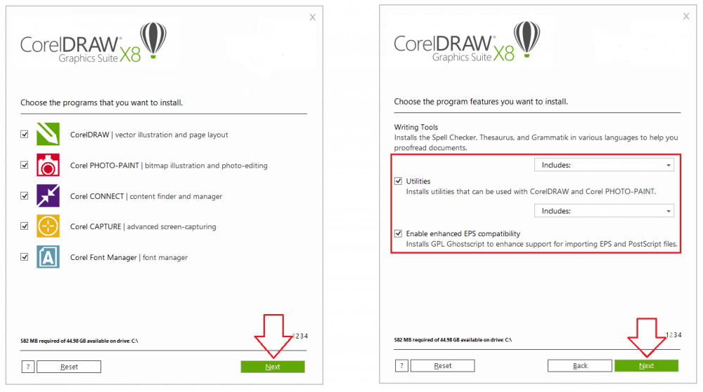 Tải CorelDraw X8 full crack bản cập nhật đầy đủ nhất 5 Cài đặt