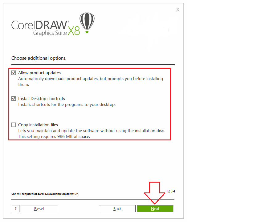 Tải CorelDraw X8 full crack bản cập nhật đầy đủ nhất 7 Cài đặt