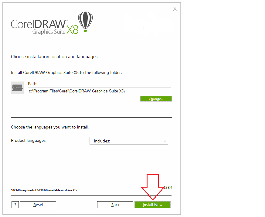 Tải CorelDraw X8 full crack bản cập nhật đầy đủ nhất 8 Cài đặt