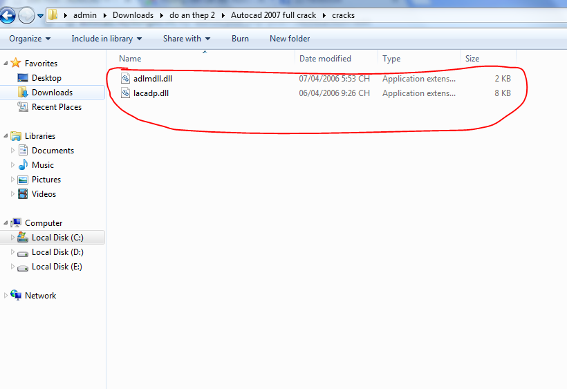 Download Autocad 2007 full crack đã test 100% 14 Crack