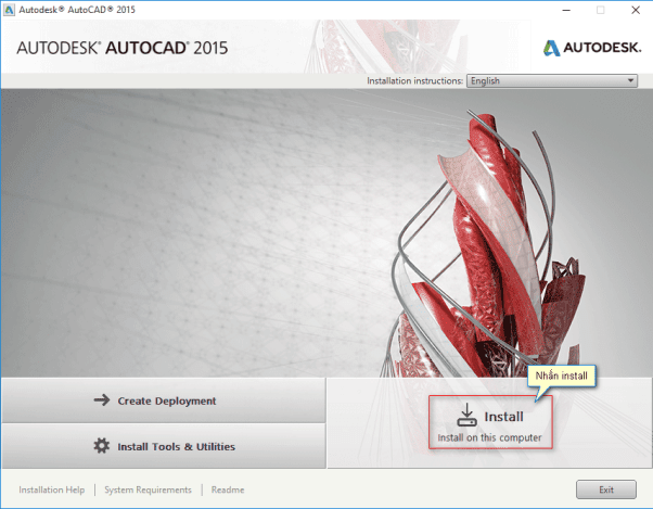Download AutoCAD 2015 full crack mới nhất thành công 100% 3 Cài đặt