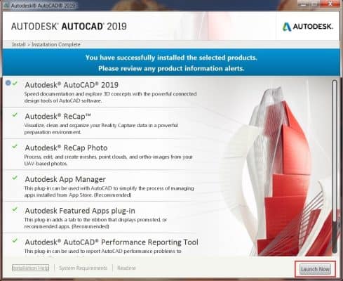 Cài đặt AutoCad 2019 full crack bản cập nhật đầy đủ nhất 7 Cài Đặt