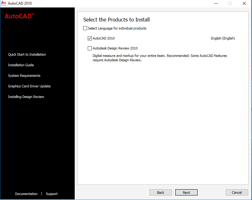 Download AutoCAD 2010 full crack bản update mới nhất 4 Cài đặt